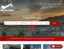 Tablet Screenshot of cartertxrealty.com